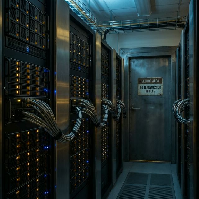 Air-gapped GPU computing cluster